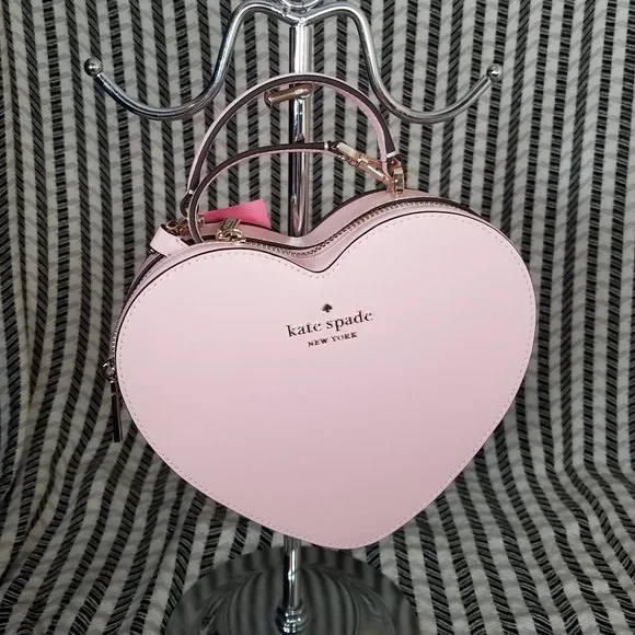MAKE A REASONABLE OFFER chalk pink kate spade love shack crossbody new with tag - Picture 2 of 5